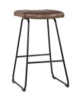 Стул барный Ковбой экокожа коричневый фото Стул барный Ковбой экокожа коричневый. Фото №1