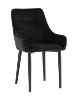 Стул Джоан велюр черный. Фото №1