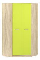 Акварель НМ 013.04-04 М Шкаф угловой Лайм, Дуб Сонома. Фото №1