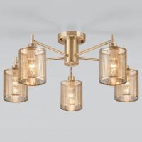 Потолочная люстра Eurosvet Tela 70109/5 античная бронза. Фото №1