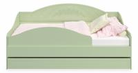 кровать Соня Премиум  зелёный/силк грасс
