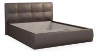 Куба Кровать 1.4 шоколад (экокожа) фото Куба Кровать 1.4 шоколад (экокожа)