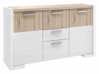 Венето СТЛ.266.14 Комод Дуб санремо/Белый фото Венето СТЛ.266.14 Комод Дуб санремо/Белый