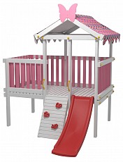 Комплекс игровой ДК7Р, розовый, серый. Фото №2