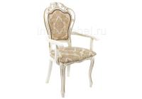 Стул деревянный Bronte молочный / патина Стул деревянный Bronte молочный / патина