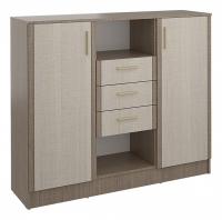 Юта СТЛ.359.07 Комод Крослайн карамель/Латте фото Юта СТЛ.359.07 Комод Крослайн карамель/Латте. Фото №1