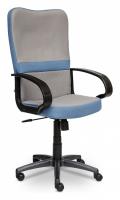 Компьютерное кресло СН757 ткань, Ткань, серый/синий, С27/С24 Компьютерное кресло СН757 ткань, Ткань, серый/синий, С27/С24. Фото №1