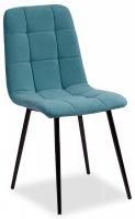 Стул CHILLY MAX  Велюр/металл , 45 х 59 х 88 см , темно-бирюзовый 22/черный  (поставляется по 2 шт). Фото №1