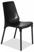 Стул GENIUS (mod 75)   металл/пластик, 46x56x84cм, черный. Фото №1