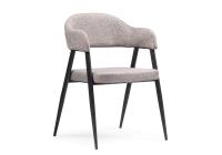 Стул на металлокаркасе Twin gray / black. Фото №1