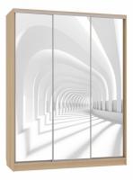 Бассо 7-600 58 (полки слева) дуб сонома