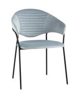 Стул Алексис велюр пыльно-голубой. Фото №1