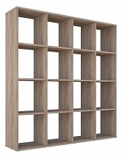 Стеллаж Polini Home Smart, древесина коричневая светлая дуб. Фото №2