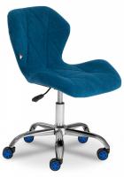 Кресло SELFI флок , синий, 32 фото Кресло SELFI флок , синий, 32. Фото №1