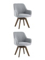 Стул вращающийся MANS серый 2 шт. фото Стул вращающийся MANS серый 2 шт.. Фото №1