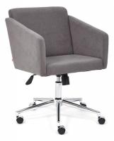 Кресло MILAN хром флок , серый, 29. Фото №1