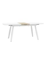 Стол обеденный Чикаго раскладной 160-200*90 белый фото Стол обеденный Чикаго раскладной 160-200*90 белый. Фото №1