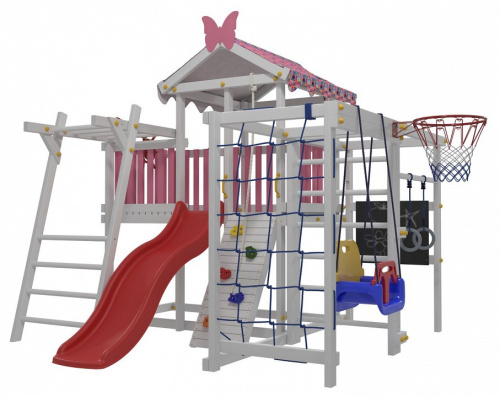 Комплекс игровой ДК1Р, розовый, серый. Фото №7