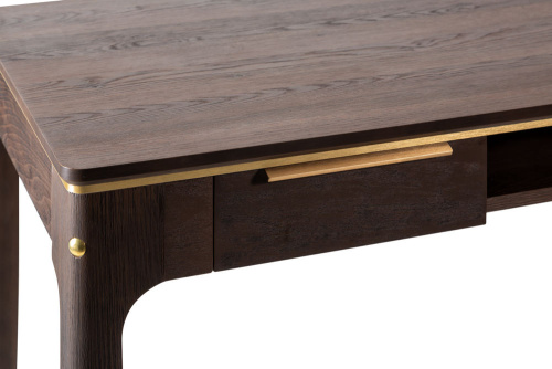 Стол Rondo 100-135*100 дуб/белый. Фото №5