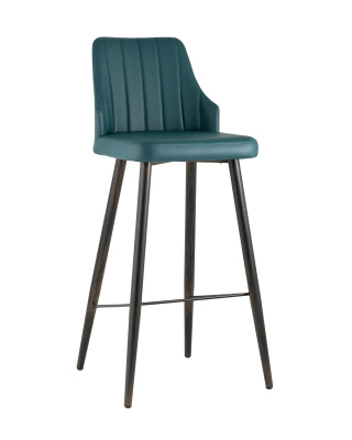 Стул барный Коналл экокожа темно-синий. Фото №2