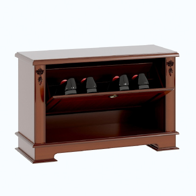 Обувница 1350 Слоновая кость с золотом фото Обувница 1350 Слоновая кость с золотом. Фото №2