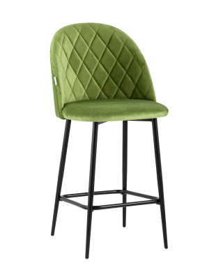 Стул полубарный Марсель велюр травяной. Фото №2