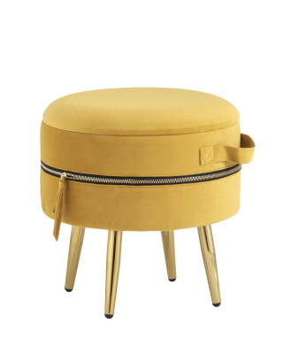 Пуф Тильда велюр охра фото Пуф Тильда велюр охра. Фото №2