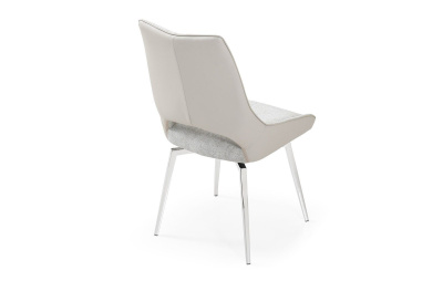 Стул DC1239 бежевый/ноги сталь. Фото №5