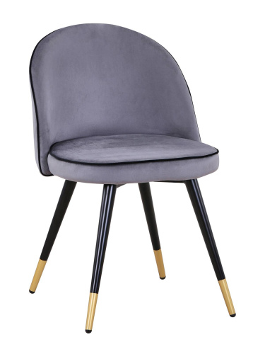 Стул Gabi LUX велюр серый. Фото №1