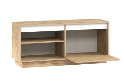 Virginia НМ 011.28 Тумба Белый Скандинавский/Дуб Бунратти. Фото