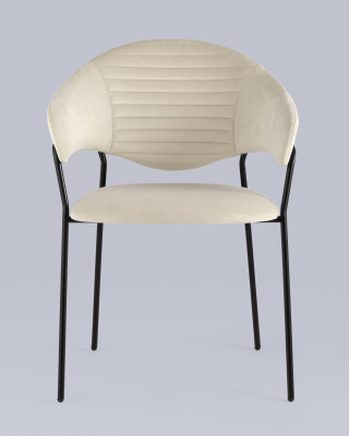 Стул Алексис велюр бежевый. Фото №5