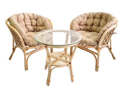 Комплект Багама Дуэт с бежевыми подушками. Фото