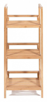 Этажерка (3 полки) (mod. JWBL-1031) прессованный бамбук, 30х30х70см, натуральный фото Этажерка (3 полки) (mod. JWBL-1031) прессованный бамбук, 30х30х70см, натуральный. Фото №2