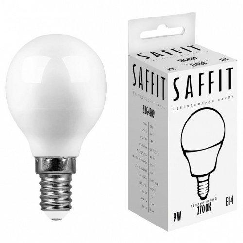 Лампа светодиодная Feron SBG4509 E14 9Вт 2700K 55080 фото Лампа светодиодная Feron SBG4509 E14 9Вт 2700K 55080. Фото №1