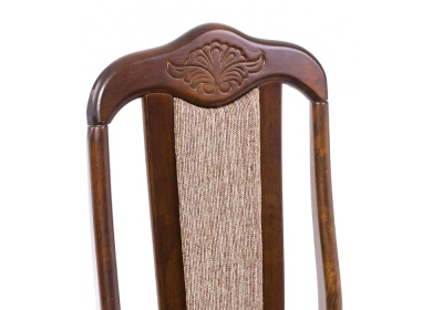 Стул деревянный Aron Soft dirty oak / beige. Фото