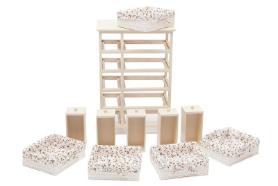 Комод Cabas 4323 с 5-ю корзинами и 5-ю ящиками фото Комод Cabas 4323 с 5-ю корзинами и 5-ю ящиками. Фото