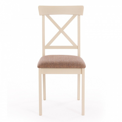 Стул Гольфи Джуниор/ Golfi Junior дерево гевея, 45*51*94, ivory white, ткань кор.-зол.(1505-9) (поставляется по 2 шт). Фото №2