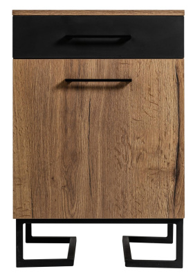 Тумба для обуви с ящиком Loft Дуб табак/Графит фото Тумба для обуви с ящиком Loft Дуб табак/Графит. Фото №4