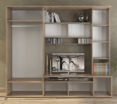 Алегро СТЛ.111.02 Стенка Ясень шимо тёмный/Ясень шимо светлый фото Алегро СТЛ.111.02 Стенка Ясень шимо тёмный/Ясень шимо светлый. Фото №2