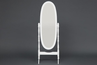 Зеркало NY-4001 дерево, 56*50*150 см, white (белый). Фото №2