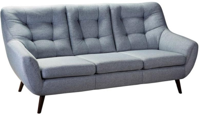 Стул барный Лион голубой велюр. Фото