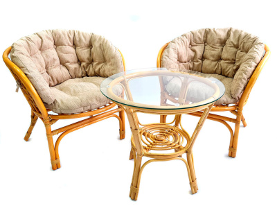 Комплект Багама Дуэт с бежевыми подушками. Фото