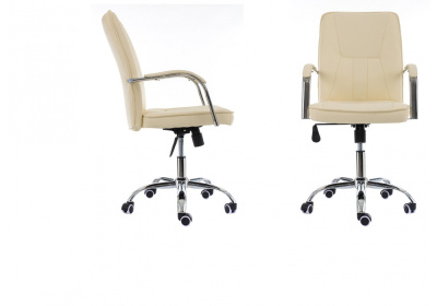 Стул Компьютерное кресло Nadir бежевое фото Стул Компьютерное кресло Nadir бежевое. Фото