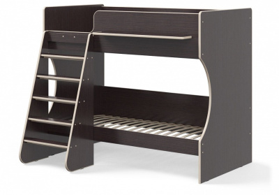 Кровать двухъярусная Р434 Капризун 3, древесина коричневая светлая дуб фото Кровать двухъярусная Р434 Капризун 3, древесина коричневая светлая дуб. Фото №4