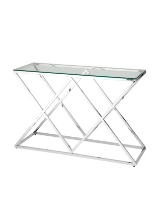 Консоль ИНСИГНИЯ 120*40 серебро. Фото