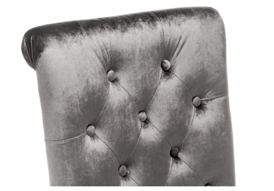 Стул деревянный Amelia white / fabric grey. Фото №3