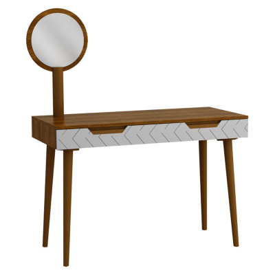 Зеркало для стола туалетного Сканди Орех фото Зеркало для стола туалетного Сканди Орех. Фото №2