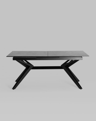 Стол обеденный Олимпия раскладной 180-230*90 керамика темная фото Стол обеденный Олимпия раскладной 180-230*90 керамика темная. Фото №4