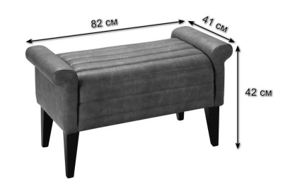 Стул барный Бентли черный. Фото №3