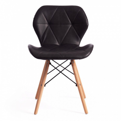 Стул STUTTGART (mod. 74) экокожа/дерево береза/металл, 50 х 47 х 73 см, серый 22 (поставляется по 4 шт). Фото №2